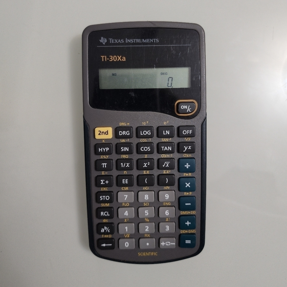 TI-30Xa Texas Instruments Scientific Calculator - Picture 2 of 4